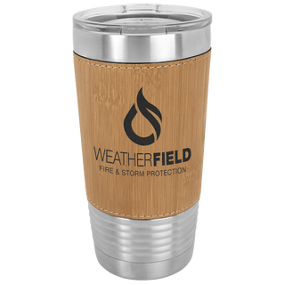 Customizable 20 oz. Leatherette Tumblers