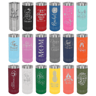 Customizable 22 oz. Skinny Tumblers