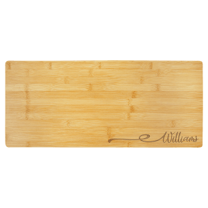 23 3/4" x 10" Bamboo Charcuterie Board/Cutting Board