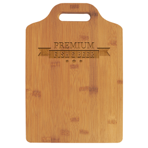 13" x 9" Bamboo Cutting Board with Handle