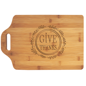 15" x 10 1/4" Bamboo Cutting Board with Handle