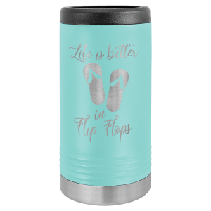 Polar Camel Teal Slim Beverage Holder