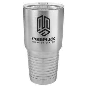 Polar Camel 30 oz. Stainless Steel Vacuum Insulated Ringneck Tumbler with Clear Lid