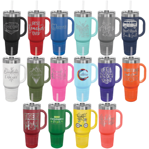 Polar Camel 40 oz. Travel Mug with Handle Sample Set