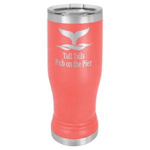 Coral 14 oz. Polar Camel Pilsner with Clear Lid