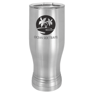 Polar Camel Stainless Steel 20oz. Pilsner with Clear Lid