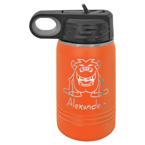 Polar Camel 12 oz. Orange Water Bottle