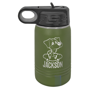 Polar Camel 12 oz. Olive Green Water Bottle